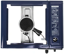 Туристическая газовая плита NISUS N-BDZ-155C-B, керамическая горелка, с переходником