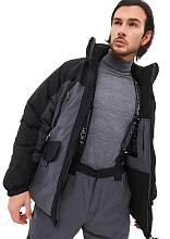 Костюм зимний Хантсмен Горка-Люкс -25°С серый (ткань Исландия)