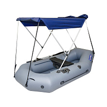 Тент-крыша с "У"-образным каркасом + 2 стенки, для лодок длиной 290-310 см.