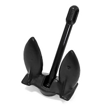 Якорь Холла 2.3 кг с покрытием ПВХ, черный