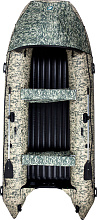 Надувная лодка ПВХ Гладиатор E 450 CAMO Air (камуфляж, НДНД)