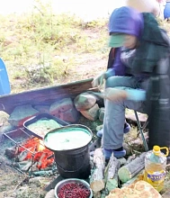 Таганок туристический (нерж. сталь)