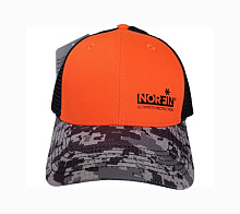 Бейсболка Norfin Orange-Camo сетка (АМ-6018)