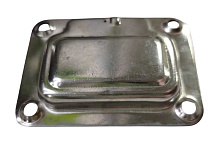 Ручка 76х57 мм., утапливаемая, нерж.