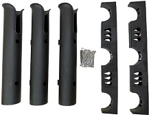 Подставка под удилище, 3 стакана, Easterner P.M1601 (черный)