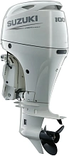 Лодочный мотор Сузуки DF 100 BTL/BTX, белый