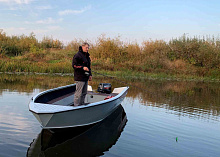 Лодка алюминиевая ВиндБот 4.2 EVO (L транец)