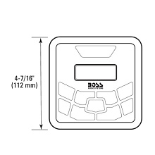 Аудиосистема Boss Audio MCKGB450B.6, 240 Вт, черная