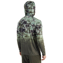 Футболка FHM Mark Hoodie V2, принт хаки/хаки