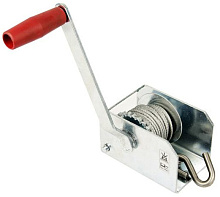 Лебедка AL-KO Basic 250 для прицепа ручная 250 кг. с тросом 6 м. (без тормоза)