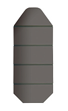 Надувная лодка ПВХ Колибри К-270Т (слань-книжка)