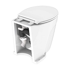 Унитаз SeaFlo Delux, 12 В с электромагнитным клапаном, SFMTE1-05