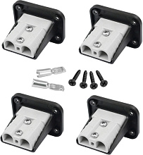 Разъем для АКБ Anderson Power Products SB50 с монтажным креплением, серый, 36V (шт.)
