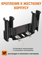 Двойной держатель удочки LODFORT с креплением на Т-Паз и жесткий корпус