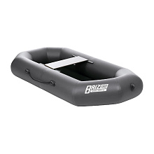 Надувная лодка ПВХ Бриз 190 гребки, бело-серая