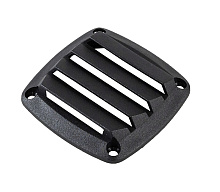 Решетка воздухозаборника 86х86х5 мм., черная