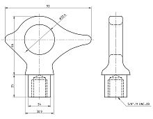 Рым-кольцо (нерж.).