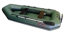 Надувная лодка ПВХ Хантер 300 ЛТН, зеленый.