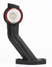 Фонарь габаритный левый FT 140 F L LED, на резиновой ножке, трёхцветный