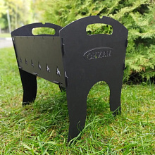 Мангал разборный "Турист", 410х350х450 мм. (толщина 3 мм.)