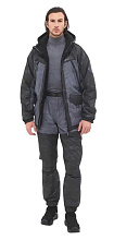 Костюм зимний Хантсмен Горка-Люкс -25°С серый (ткань Breat)