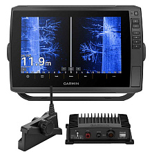 Комплект картплоттер Gаrmin ЕCНOМАP Ultra 2 122/126sv и Pаnoptix LiveScopе Plus c блoкoм GLS 10 и дaтчиком LVS34