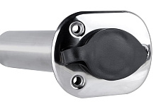 Держатель удилища с заглушкой, 230 мм, нержавеющая сталь, 2 шт.