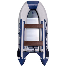 Надувная лодка ПВХ СМарин SDP Standard 330, серый/синий (алюм)