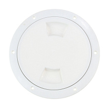 Лючок палубный 164 мм, матовый белый 