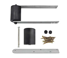 Ролики резиновые Ø 70×98 мм на ложементы лодочного прицепа 100 мм с оцинкованными пластинами, 2 шт.