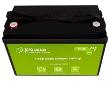 Аккумуляторная батарея Evolisun LiFePO4, 25,6 V, 50 Ah