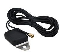 GPS-спидометр электронный KUS, белый циферблат, нерж. ободок, выносная антенна, д. 85 мм.