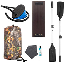 Надувная лодка ПВХ Бриз 220, серый