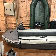 Тент носовой (стекло) для лодки Адмирал 350