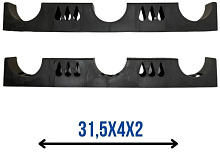 Подставка под удилище, 3 стакана, Easterner P.M1601 (черный)
