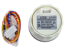 Счетчик моточасов цифровой 0-99999, 9 ч., черный циферблат, черный ободок, д. 52 мм.