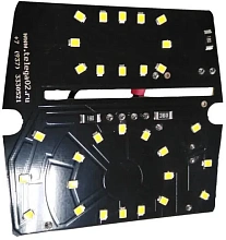 Светодиодная плата для заднего фонаря прицепа с подсветкой номера (комплект, 2 шт.)