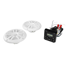 Аудиосистема Boss Audio MCKGB450W.6, 240 Вт, белая