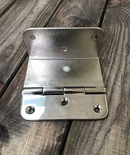 Петля угловая АРТ 814165, 100х87х3 мм, нержавеющая сталь