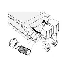 Защитная гофрированная труба для кабелей, 50,8 мм.