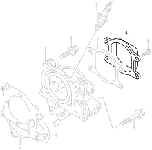 Крышка головки цилиндра Suzuki