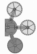 Транцевые колеса пласт. (ось нерж.).
