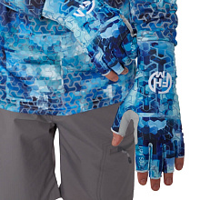 Перчатки FHM Mark голубой принт