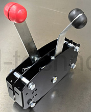 Дистанционное управление D-techno (два рычага), сталь, черное, арт. OL1200