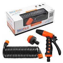 Шланг для воды напорный с насадкой, 6 м.