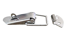 Замок защелка SUNFINE 75х34 с ушком для замка, нержавеющая сталь, SF31183-2