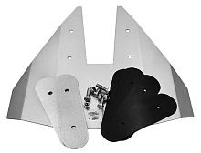 Гидрокрыло с крепежом для ПЛМ 4-9,8 л.с., нержавеющая сталь