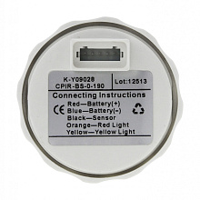 Трим-указатель 0-190 Ом, черный циферблат, ∅ 52 мм.