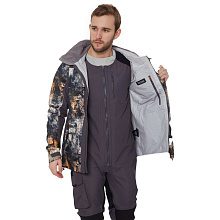 Куртка FHM Guard Competition серо-оранжевый принт