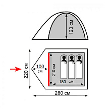 Палатка Totem TEPEE 3 (V2)